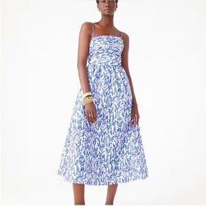 J crew Collection limited-edition taffeta side-cutout midi dress